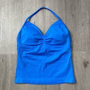 Electric Blue Strappy Top Dfyne Size small